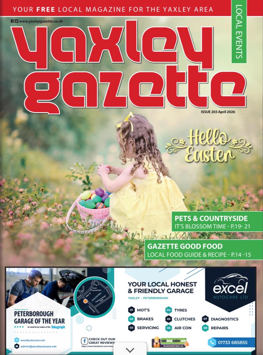 Yaxley Gazette April 2026 cover