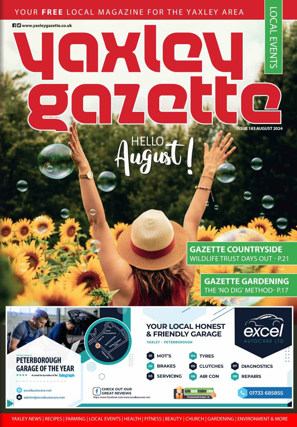 Yaxley Gazette August 2024 cover