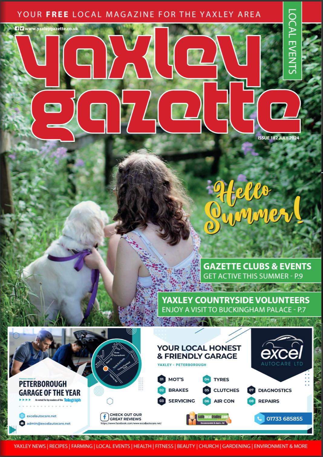 Yaxley Gazette July 2024 cover